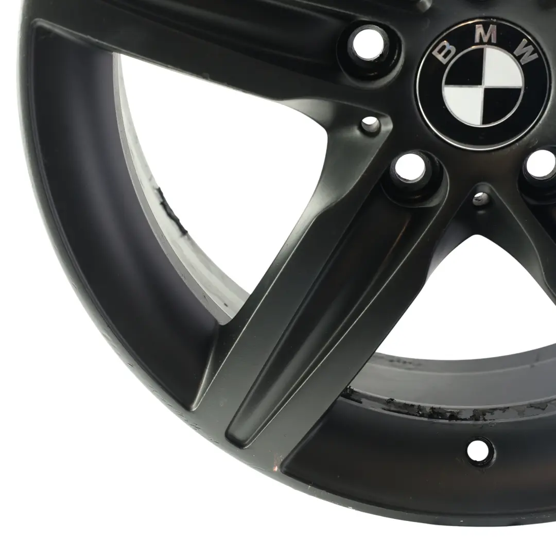 Alloy Wheel Rim 17" Star Spoke 379 7.5J ET43 to BMW F20 F21 F22 Black with Part number 6850151 BMW F20 F21 F22 Black Alloy Wheel Rim 17" Star Spoke 379 7.5J ET43 - SKU 6850151-21 - Part number 6850151
