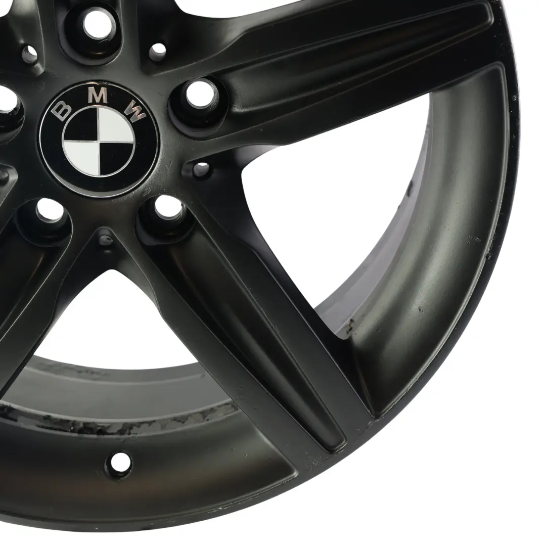 BMW F20 F21 F22 Black Alloy Wheel Rim 17" Star Spoke 379 7.5J ET43 - SKU 6850151-21 - Part number 6850151