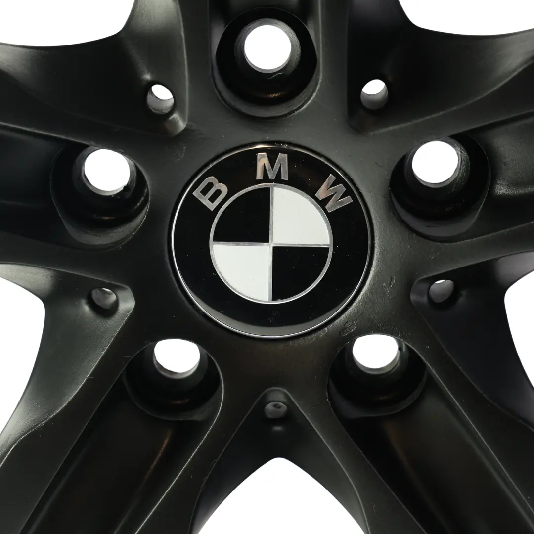Alloy Wheel Rim 17" Star Spoke 379 7.5J ET43 to BMW F20 F21 F22 Black with Part number 6850151 BMW F20 F21 F22 Black Alloy Wheel Rim 17" Star Spoke 379 7.5J ET43 - SKU 6850151-21 - Part number 6850151