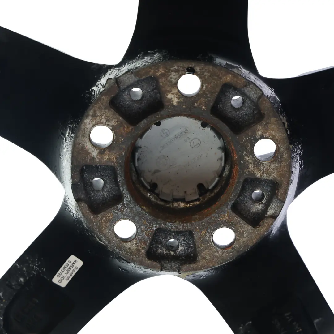 BMW F20 F21 F22 Black Alloy Wheel Rim 17" Star Spoke 379 7.5J ET43 - SKU 6850151-21 - Part number 6850151
