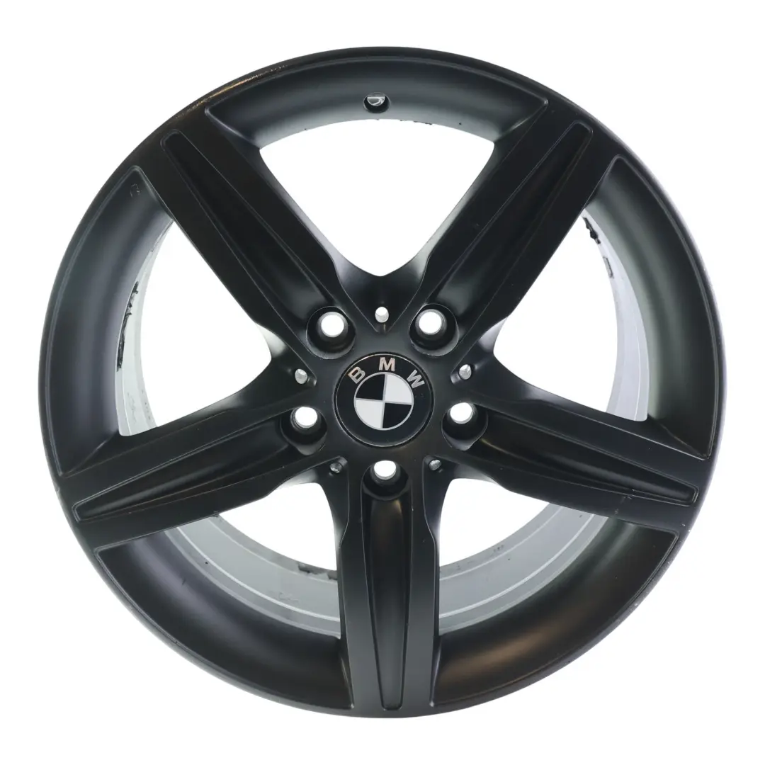 BMW F20 F21 Black Alloy Wheel Rim 17" Star Spoke 379 ET:43 7,5J - SKU 6850151-7 - Part number 6850151