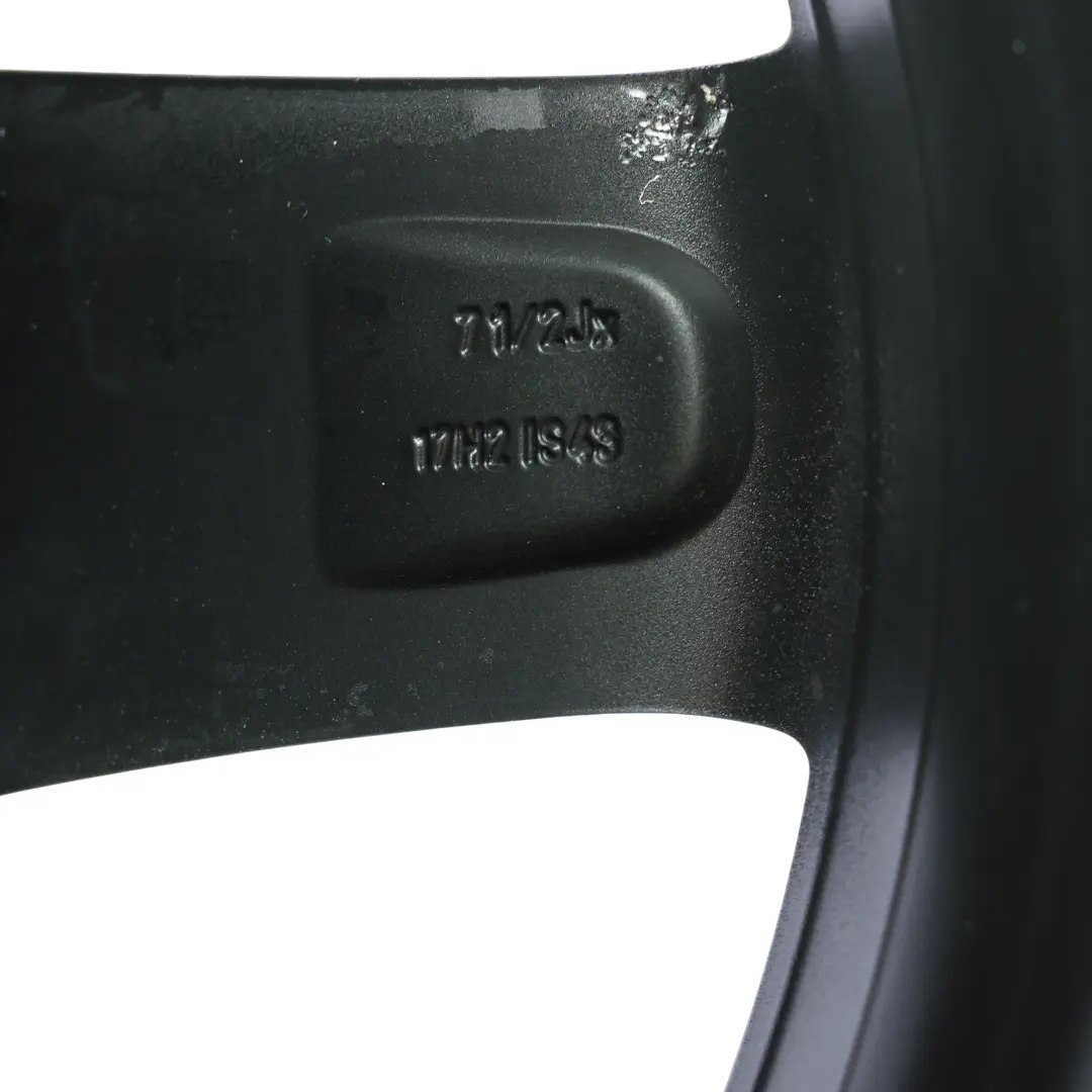 BMW F20 F21 Black Alloy Wheel Rim 17" Star Spoke 379 ET:43 7,5J - SKU 6850151-7 - Part number 6850151