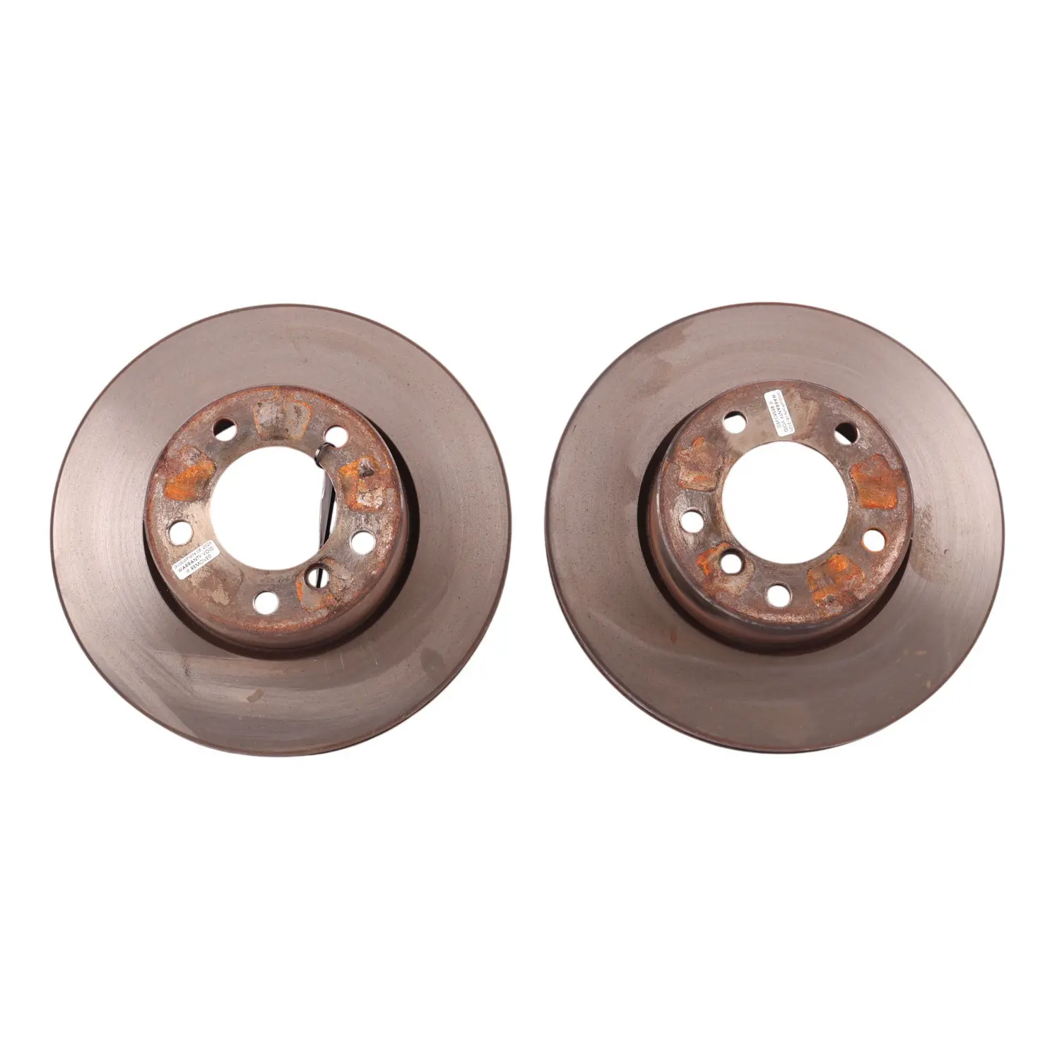 BMW E81 E87 E90 E91 LCI Complete Front Brake Disc Rotor Left Right N/O/S SET x2