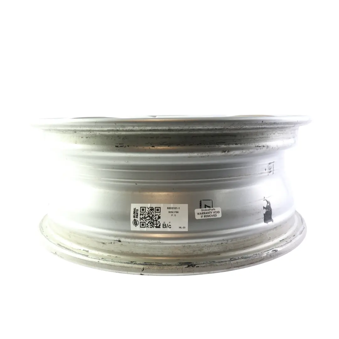 Alloy Rim 15" 5,5J ET:46 Heli Spoke 492 to Mini Cooper One F55 F56 F57 Wheel with Part number 6855101 Mini Cooper One F55 F56 F57 Wheel Alloy Rim 15" 5,5J ET:46 Heli Spoke 492 - SKU 6855101-1 - Part number 6855101