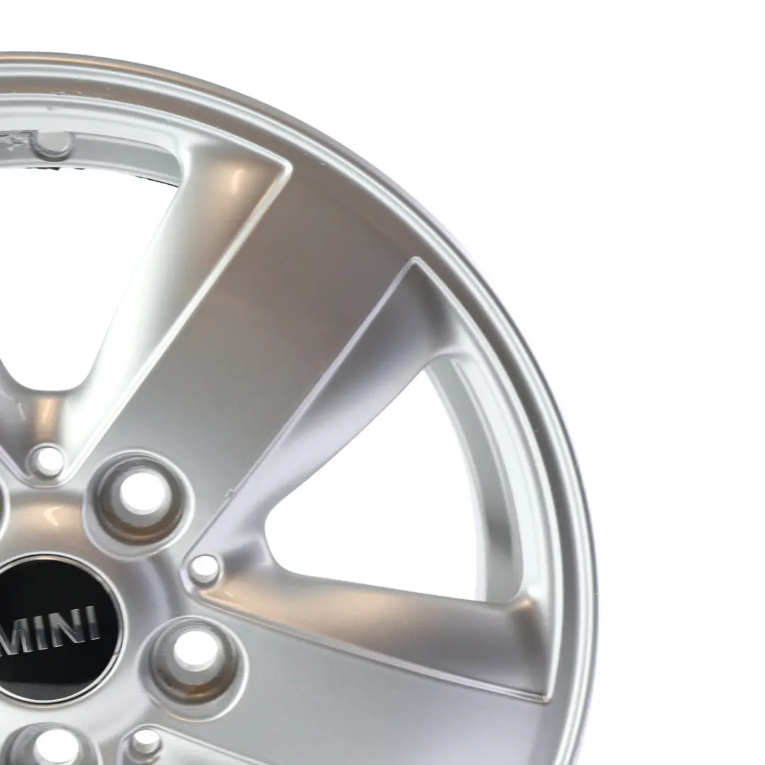 Alloy Rim 15" 5,5J ET:46 Heli Spoke 492 to Mini Cooper One F55 F56 F57 Wheel with Part number 6855101 Mini Cooper One F55 F56 F57 Wheel Alloy Rim 15" 5,5J ET:46 Heli Spoke 492 - SKU 6855101-2 - Part number 6855101