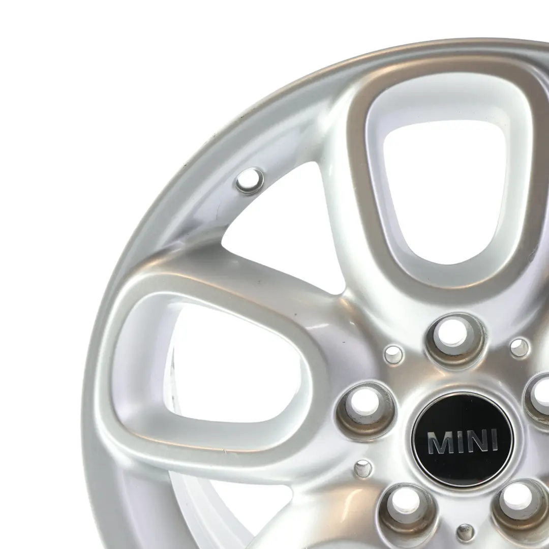 Mini Cooper F55 F56 Argento Cerchio in lega 16" Loop Spoke 494 6,5J ET:54 - SKU 6855103-2 - Numero di parte 6855103