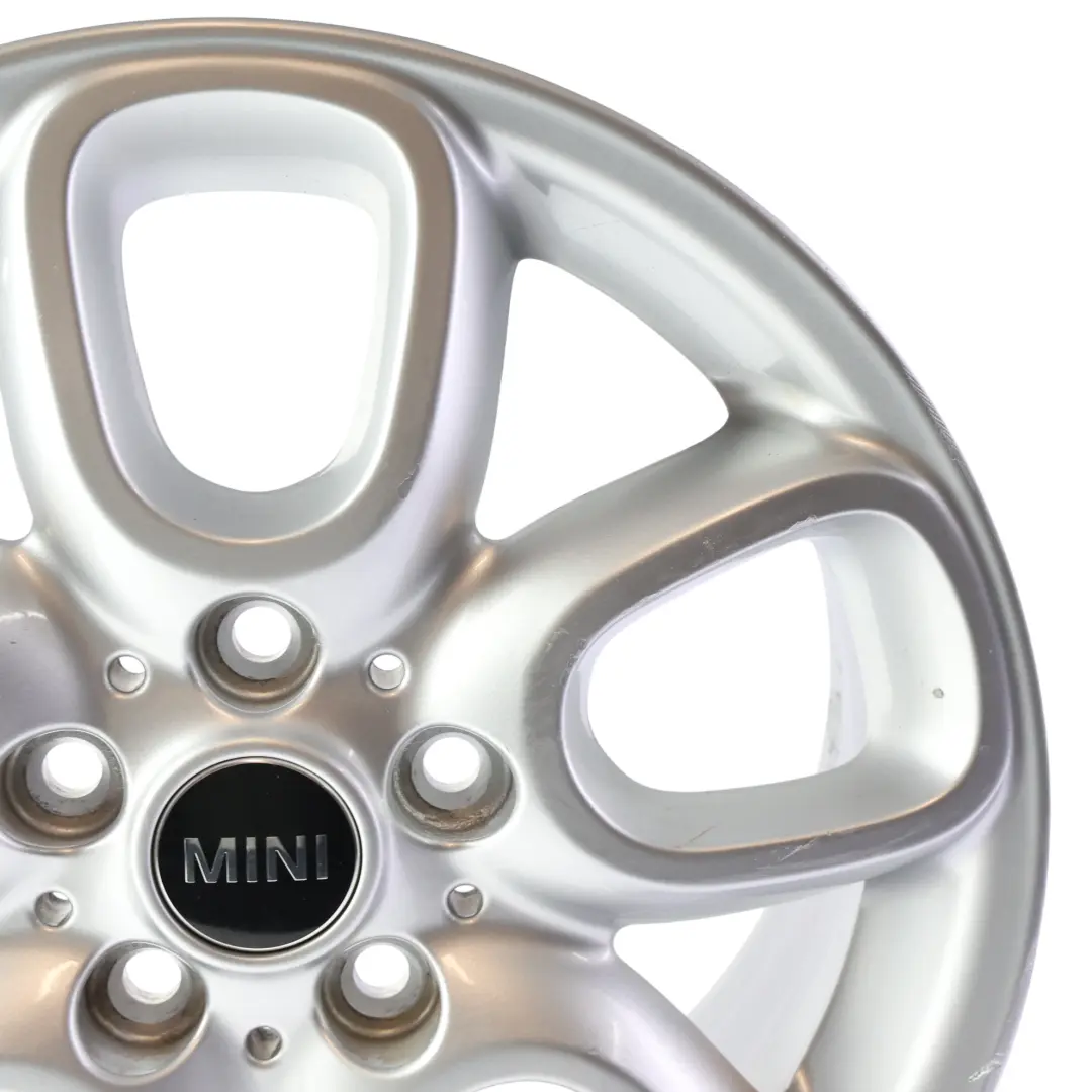 Mini Cooper F55 F56 llanta de aleación de plata 16" Loop Spoke 494 6,5J ET:54 - SKU 6855103-2 - Número de pieza 6855103