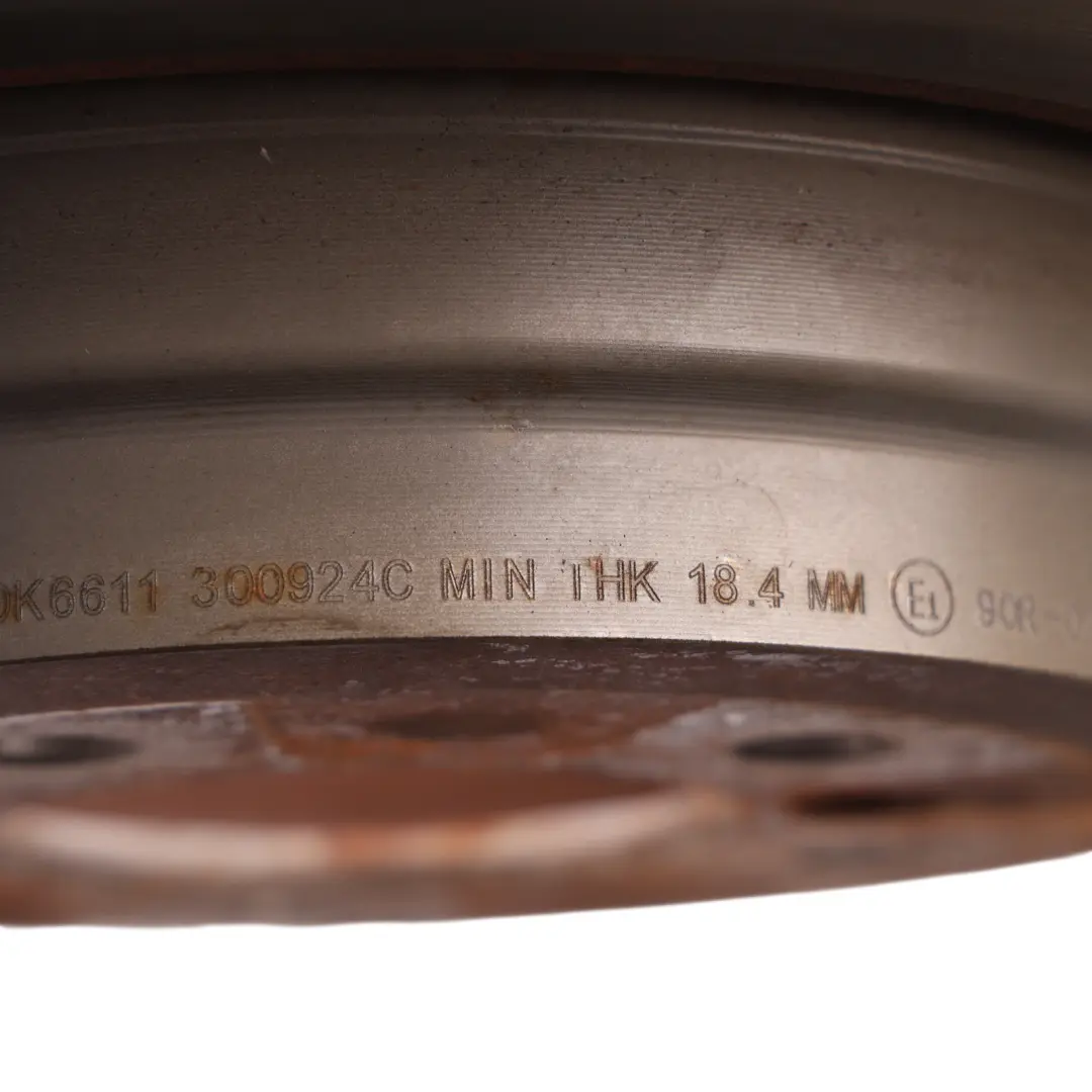 Ventilated Brake Disc Set to BMW E84 E87 LCI E90 E91 E93 Rear Wheel with Part number 6864901 BMW E84 E87 LCI E90 E91 E93 Rear Wheel Ventilated Brake Disc Set - SKU 6864901-2 - Part number 6864901