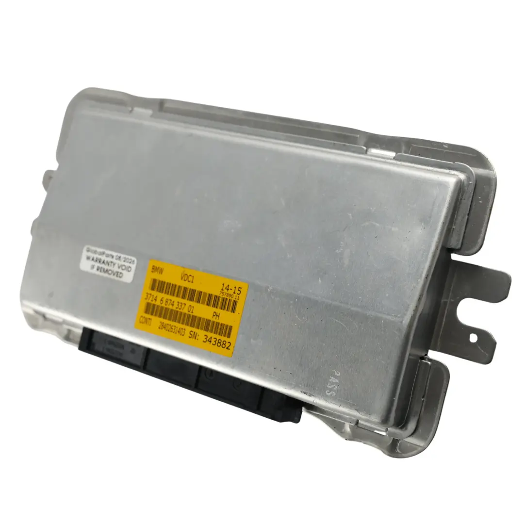 VDC Rear M Sport Suspension Control Unit Module to BMW F10 F20 F30 with Part number 6874337 BMW F10 F20 F30 VDC Rear M Sport Suspension Control Unit Module - SKU 6874337-1 - Part number 6874337