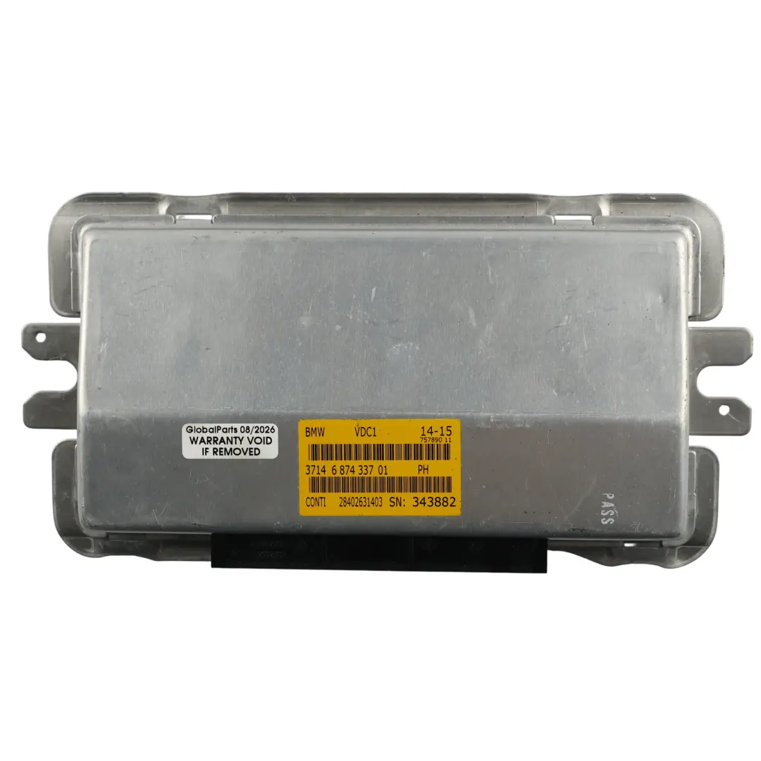 BMW F10 F20 F30 VDC Rear M Sport Suspension Control Unit Module - SKU 6874337-1 - Part number 6874337