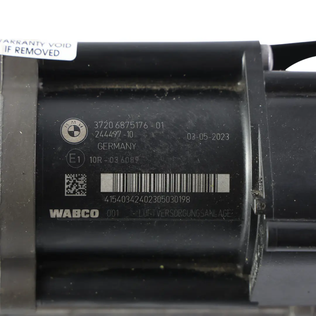 BMW F01 F02 F07 F11 Motor Compresor Suspensión Neumática 6789450 - SKU 6875176-3 - Número de pieza 6875176