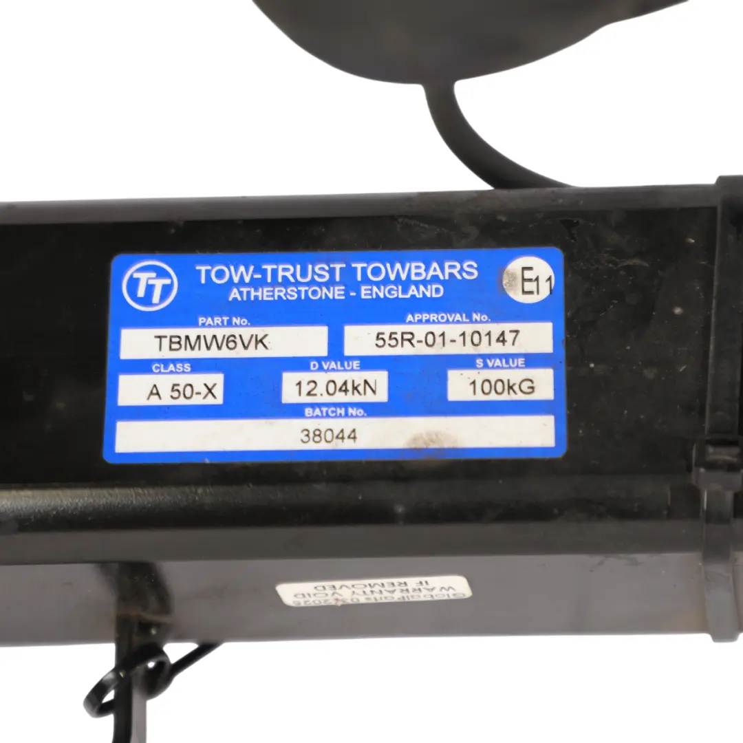 Tow Bar Trailer Tow-Trust Towbar Towing Hitch Hook Carrier TBMW6VK to BMW F10 with Part number 6876028 BMW F10 Tow Bar Trailer Tow-Trust Towbar Towing Hitch Hook Carrier TBMW6VK - SKU 6876028-3 - Part number 6876028