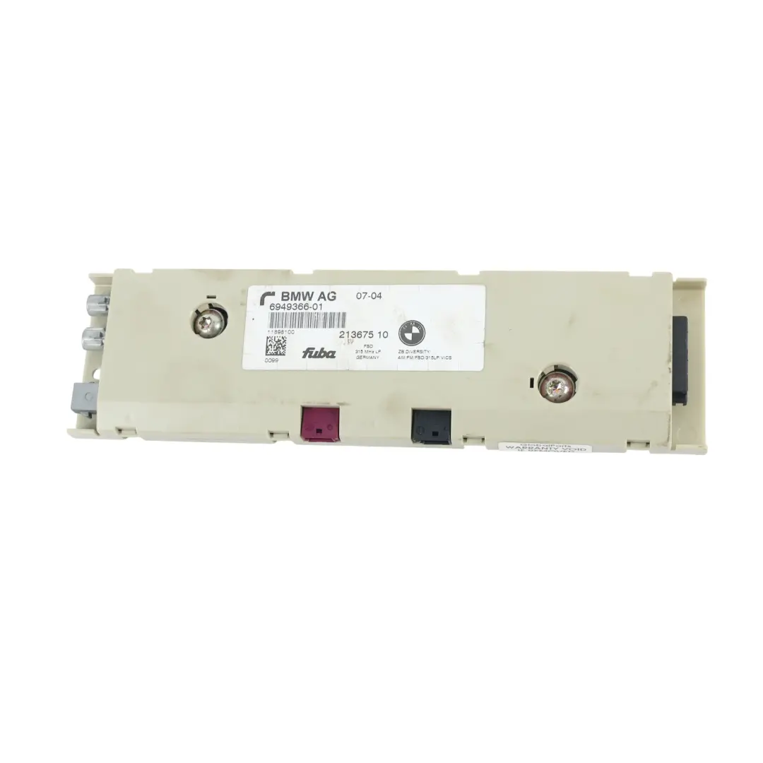 Aerial Antenna Amplifier Diversity 315 Mhz to BMW E63 with Part number 6949366 BMW E63 Aerial Antenna Amplifier Diversity 315 Mhz - SKU 6949366 - Part number 6949366