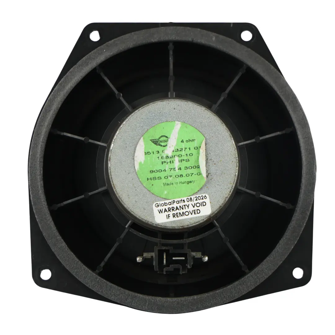 Mini Cooper R50 R52 R53 Altavoz Delantero Altavoz 9143271 - SKU 6956165 - Número de pieza 6956165