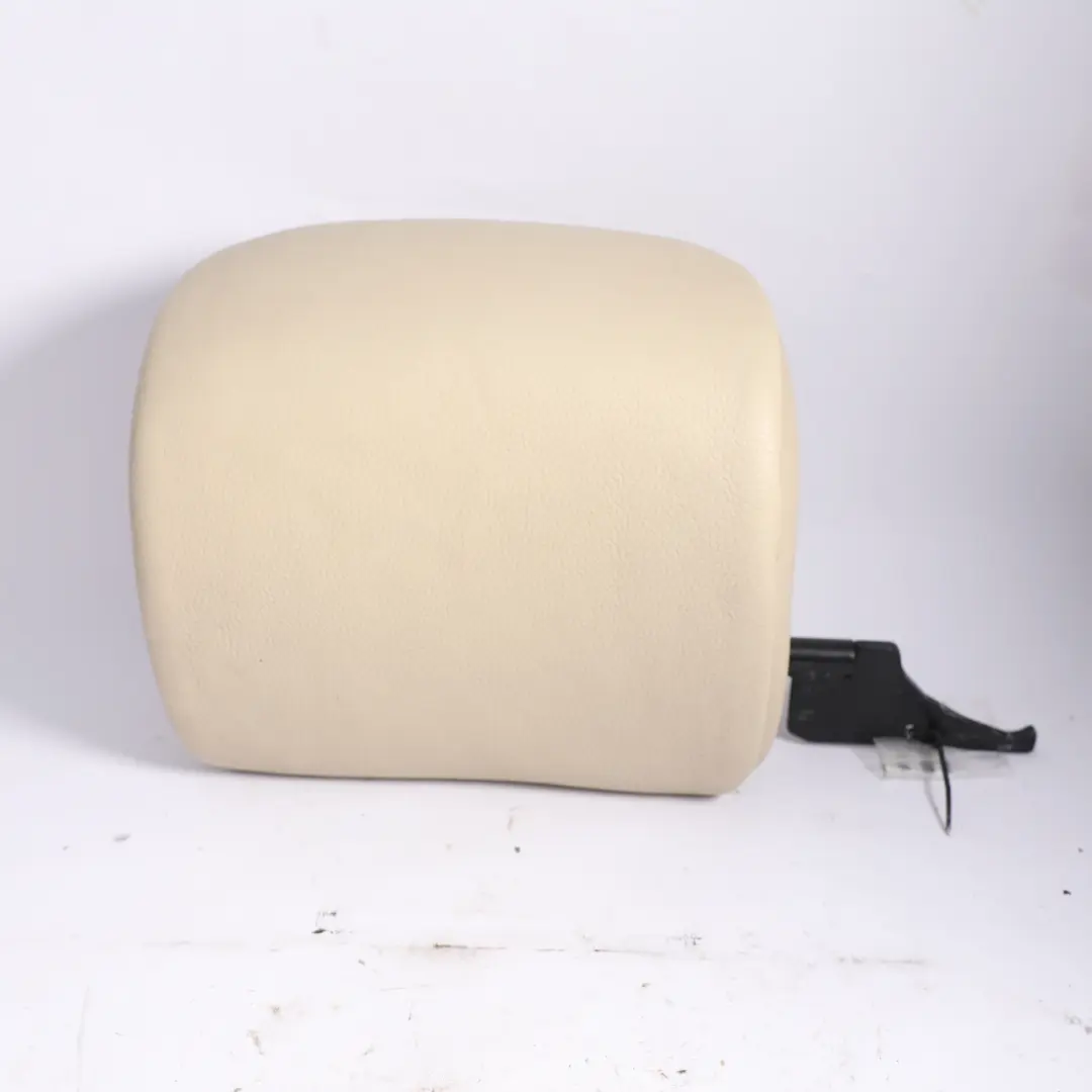 BMW E93 Convertible Seat Headrest Leather Cream Beige Front Left N/S - SKU 6989959-1 - Part number 6989959