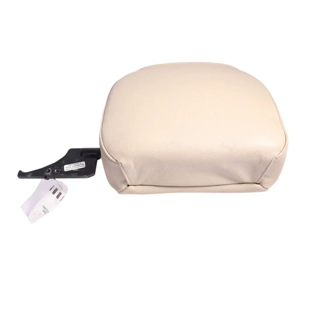 Headrest Leather Cream Beige Front Left N/S to BMW E93 Convertible Seat with Part number 6989959 BMW E93 Convertible Seat Headrest Leather Cream Beige Front Left N/S - SKU 6989959-1 - Part number 6989959