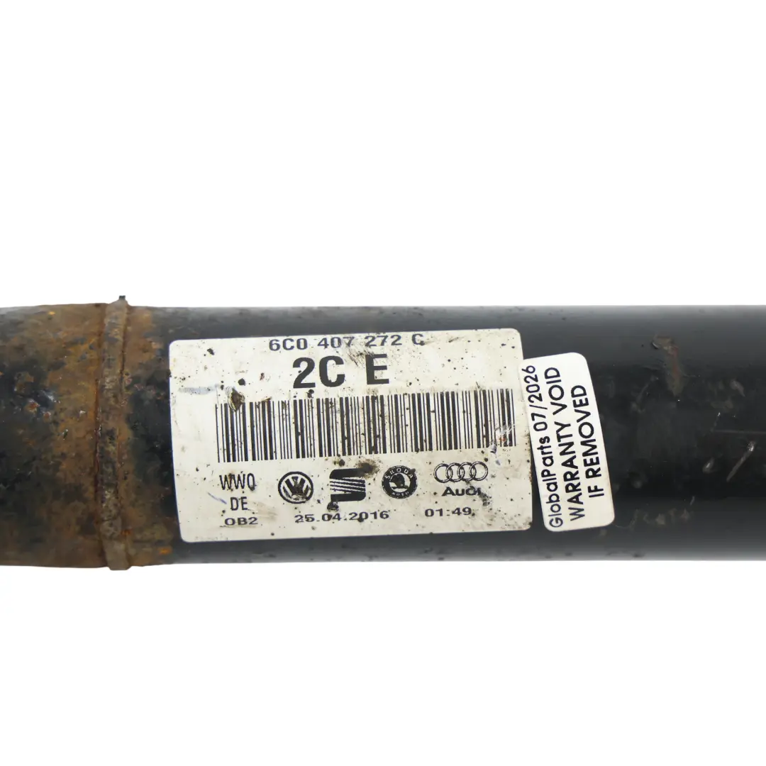 Volkswagen Polo 6C Audi A1 8X Driveshaft Front Right O/S 1.4 TDI - SKU 6C0407272C - Part number 6C0407272C