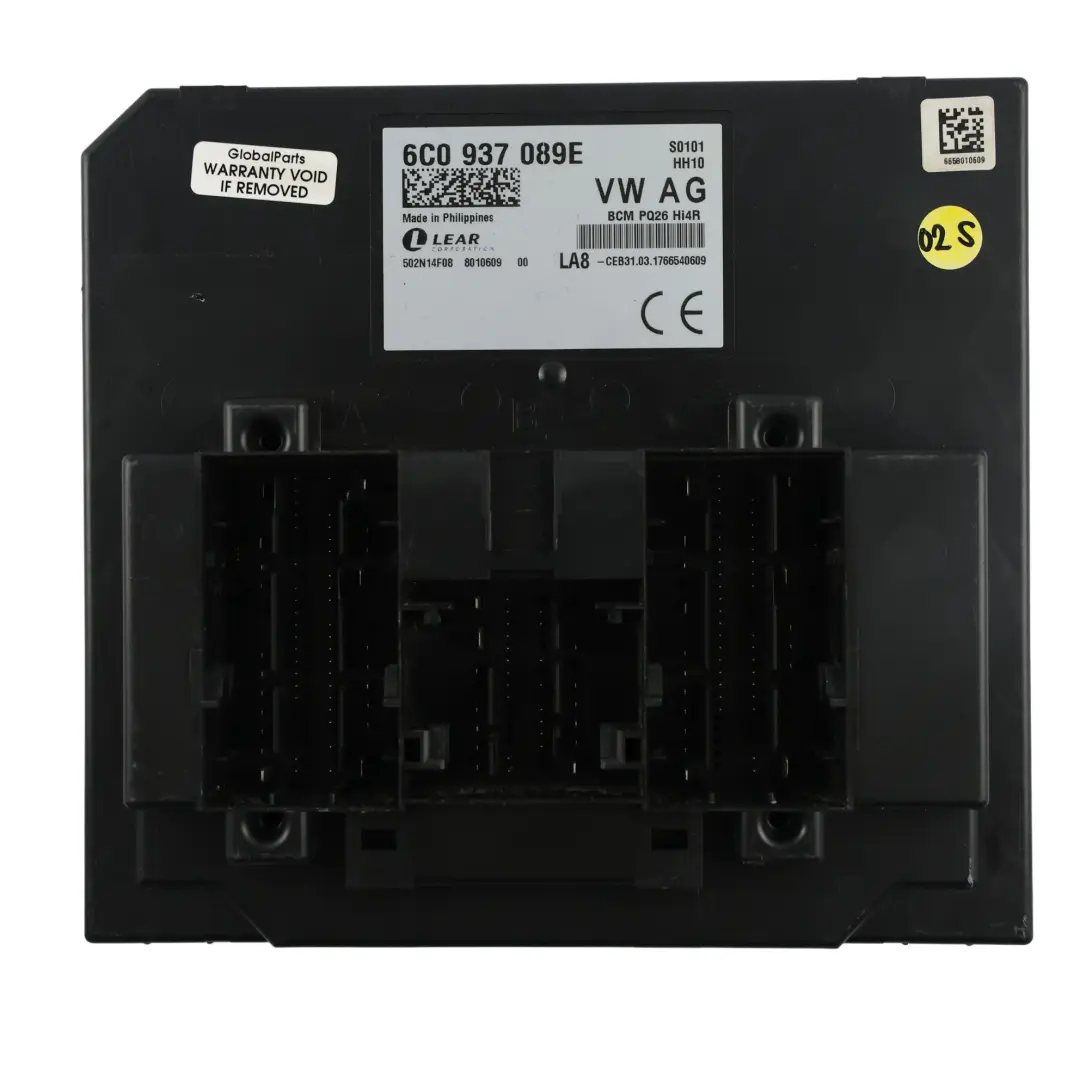 Volkswagen Polo 6R Skoda Fabia Rapid Modulo BCM ECU Benzina - SKU 6C0937089E - Numero di parte 6C0937089E