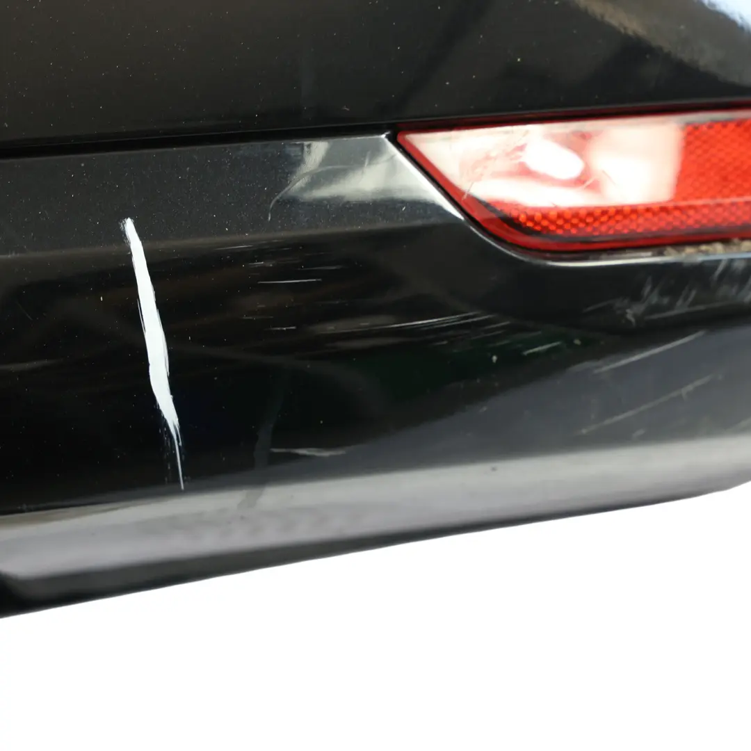 Bumper Rear Trim Panel Deep Black Pearl Effect - C9X to Volkswagen VW Polo 6R with Part number 6C6807421A Volkswagen VW Polo 6R Bumper Rear Trim Panel Deep Black Pearl Effect - C9X - SKU 6C6807421A-DBL - Part number 6C6807421A