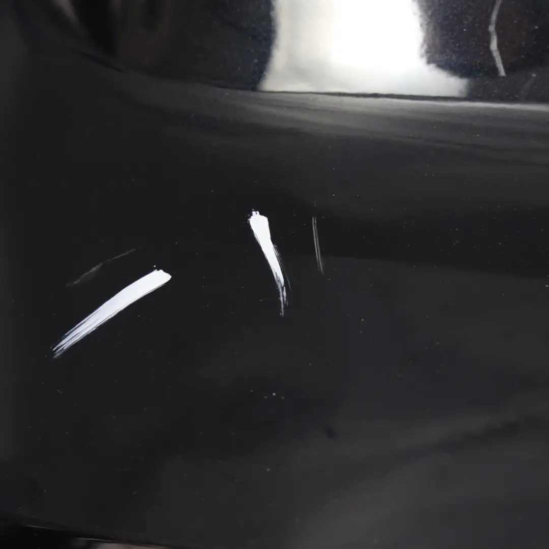 Bumper Rear Trim Panel Deep Black Pearl Effect - C9X to Volkswagen VW Polo 6R with Part number 6C6807421A Volkswagen VW Polo 6R Bumper Rear Trim Panel Deep Black Pearl Effect - C9X - SKU 6C6807421A-DBL - Part number 6C6807421A