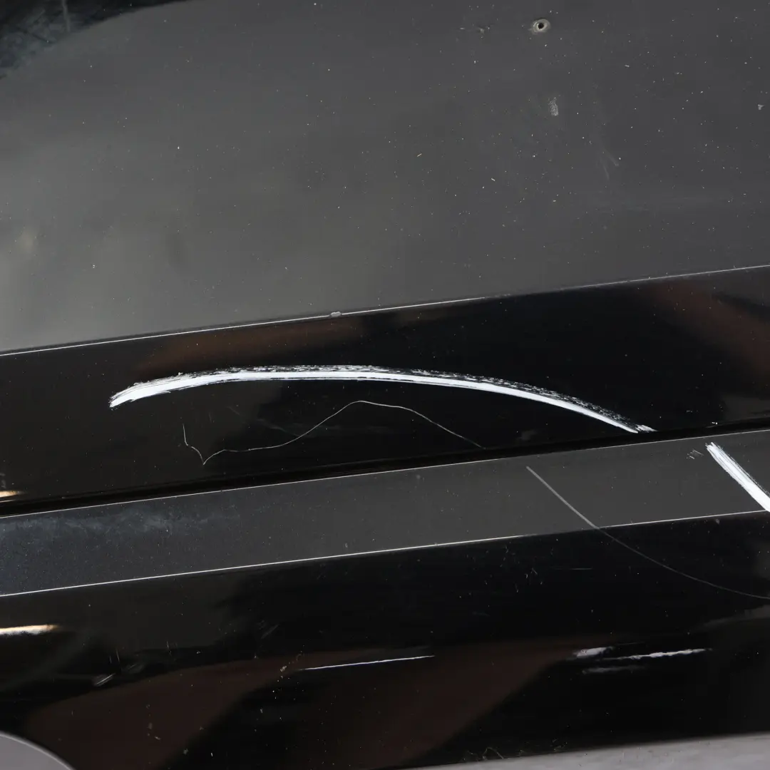 Volkswagen VW Polo 6R Bumper Rear Trim Panel Deep Black Pearl Effect - C9X - SKU 6C6807421A-DBL - Part number 6C6807421A