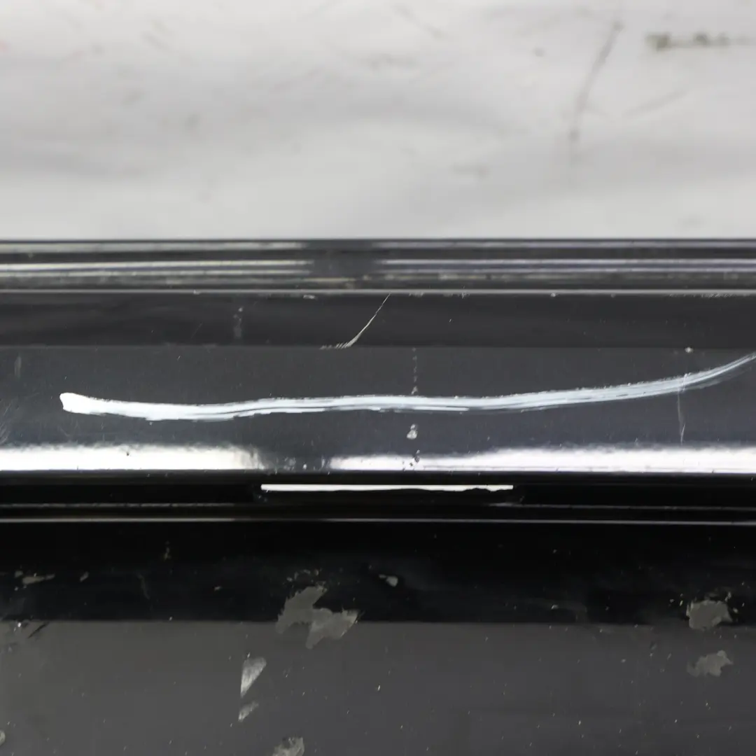 Volkswagen VW Polo 6R Bumper Rear Trim Panel Deep Black Pearl Effect - C9X - SKU 6C6807421A-DBL - Part number 6C6807421A