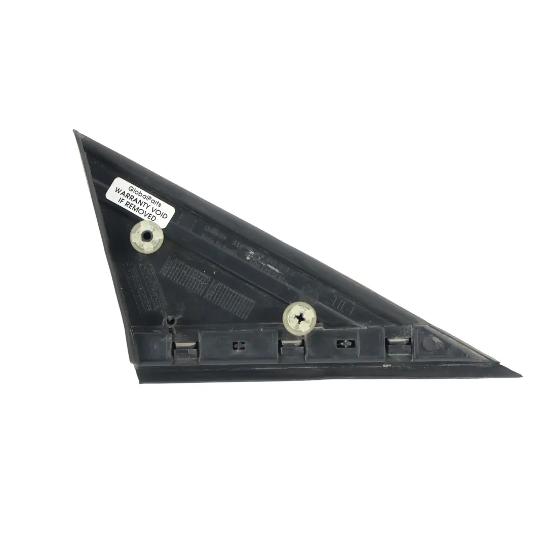Mk5 Front Wing Triangle Cover Trim Corner Black Left N/S to Seat Ibiza with Part number 6F0853273G Seat Ibiza Mk5 Front Wing Triangle Cover Trim Corner Black Left N/S - SKU 6F0853273G - Part number 6F0853273G