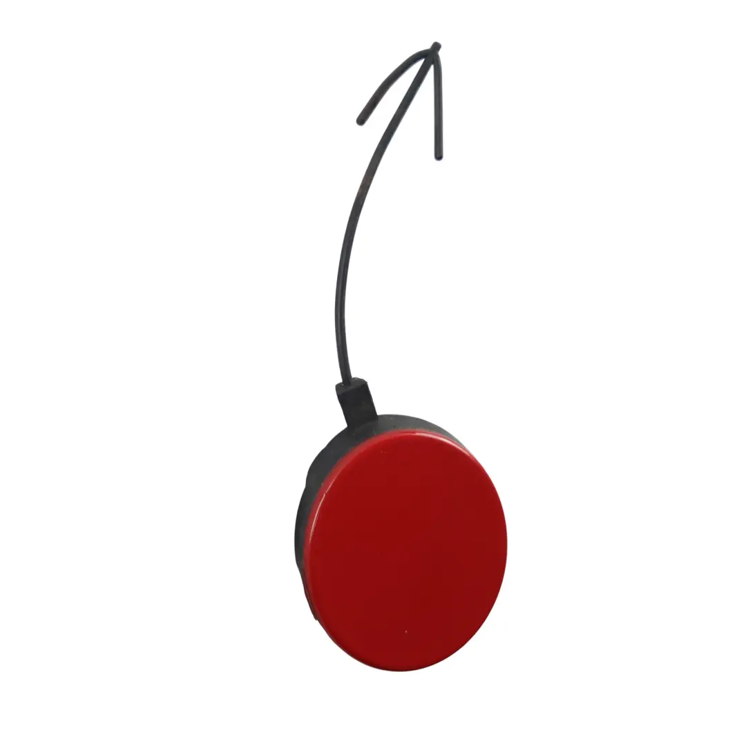 Mk4 Front Bumper Towing Hook Eye Cover Insert Emotion Red - S3H to Seat Ibiza with Part number 6J0807241D Seat Ibiza Mk4 Front Bumper Towing Hook Eye Cover Insert Emotion Red - S3H - SKU 6J0807241D-EMR - Part number 6J0807241D