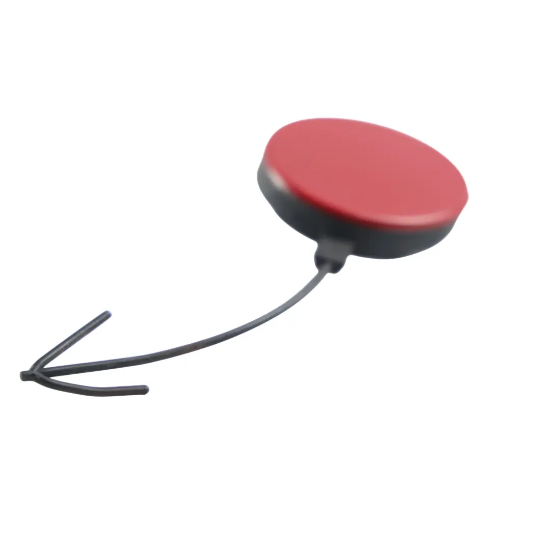 Seat Ibiza Mk4 Front Bumper Towing Hook Eye Cover Insert Emotion Red - S3H - SKU 6J0807241D-EMR - Part number 6J0807241D