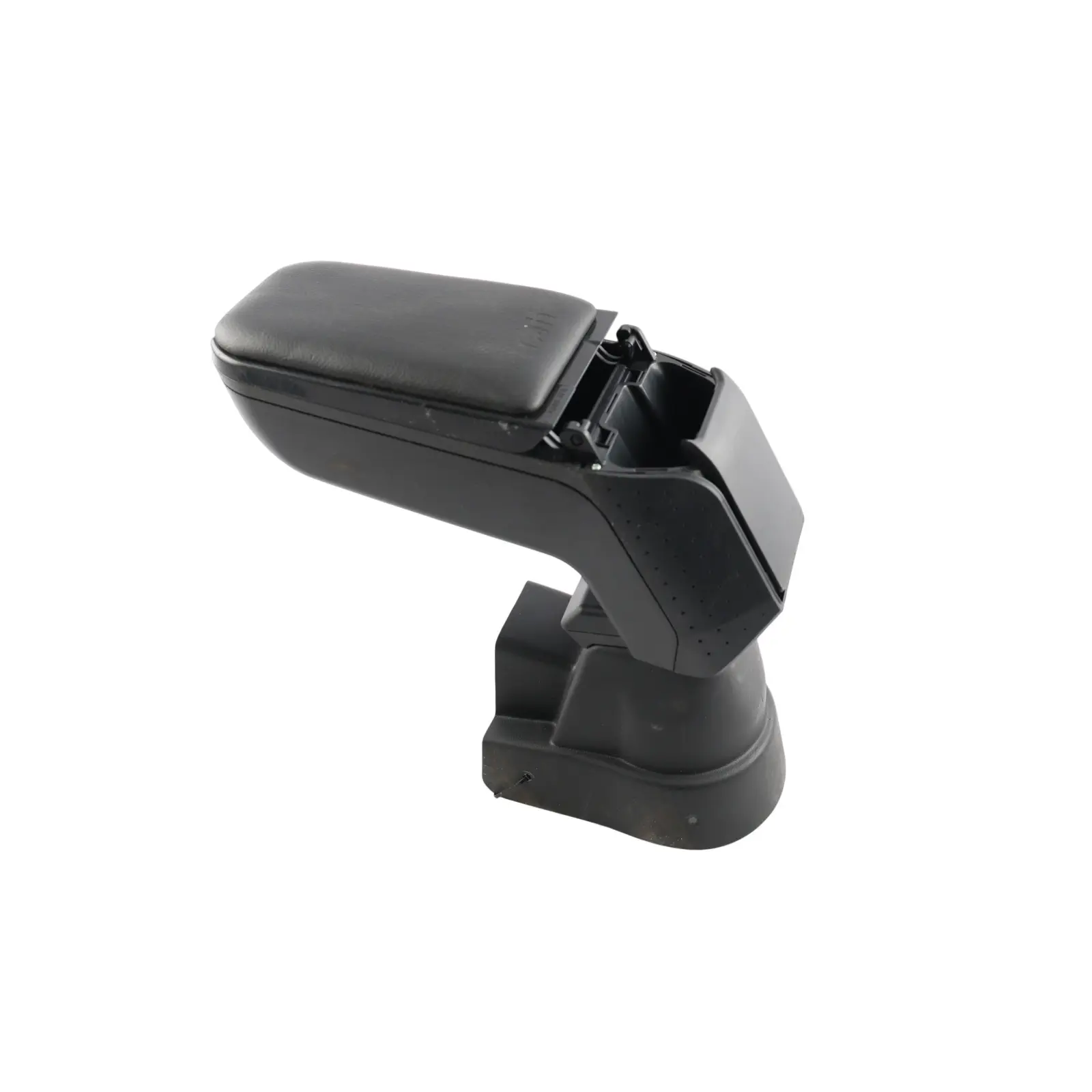 Seat Ibiza FR 6J Center Console Front Armrest Leather Black 6J0863265