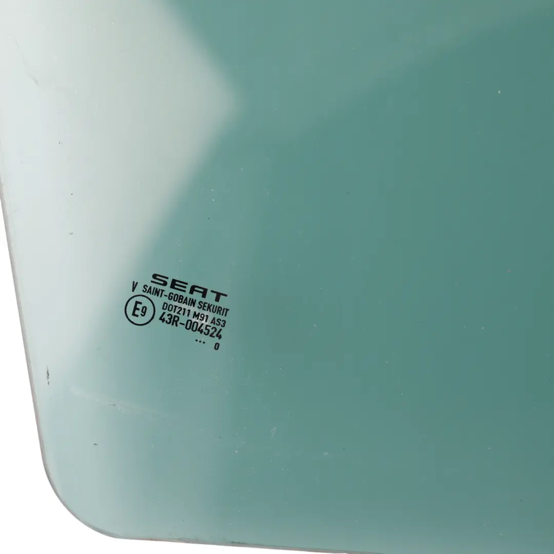 Seat Ibiza Mk4 6J 5Dr Rear Side Window Glass Right O/S Tinted AS3 - SKU 6J4845206A - Part number 6J4845206A