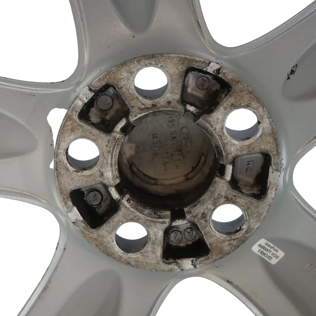 Mk2 Alloy Wheel Rim Silver ST 18" 8J ET52.5 to Ford Focus with Part number 6M5J-1007-AB Ford Focus Mk2 Alloy Wheel Rim Silver ST 18" 8J ET52.5 - SKU 6M5J-1007-AB-1 - Part number 6M5J-1007-AB