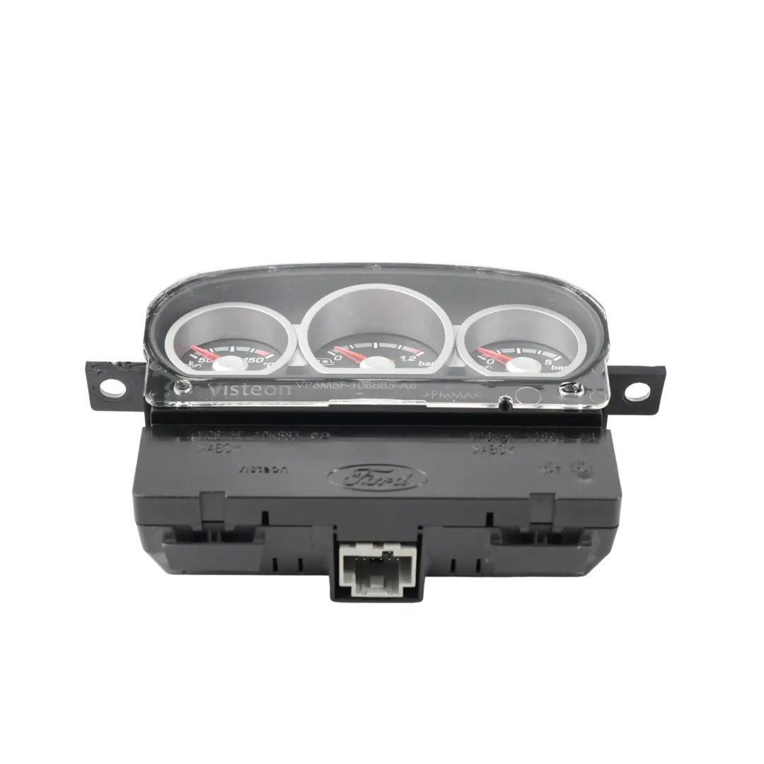 Mk2 Turbo Boost Gauge Instrument Cluster Petrol Manual 6M5T-10B944-AD to Ford Focus with Part number 1436613 Ford Focus Mk2 Turbo Boost Gauge Instrument Cluster Petrol Manual 6M5T-10B944-AD - SKU 1436613 - Part number 1436613