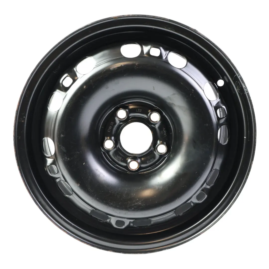 Volkswagen Polo Mk4 Spare Wheel Steel Rim 15" 6J ET:43 - SKU 6Q0601027Q - Part number 6Q0601027Q