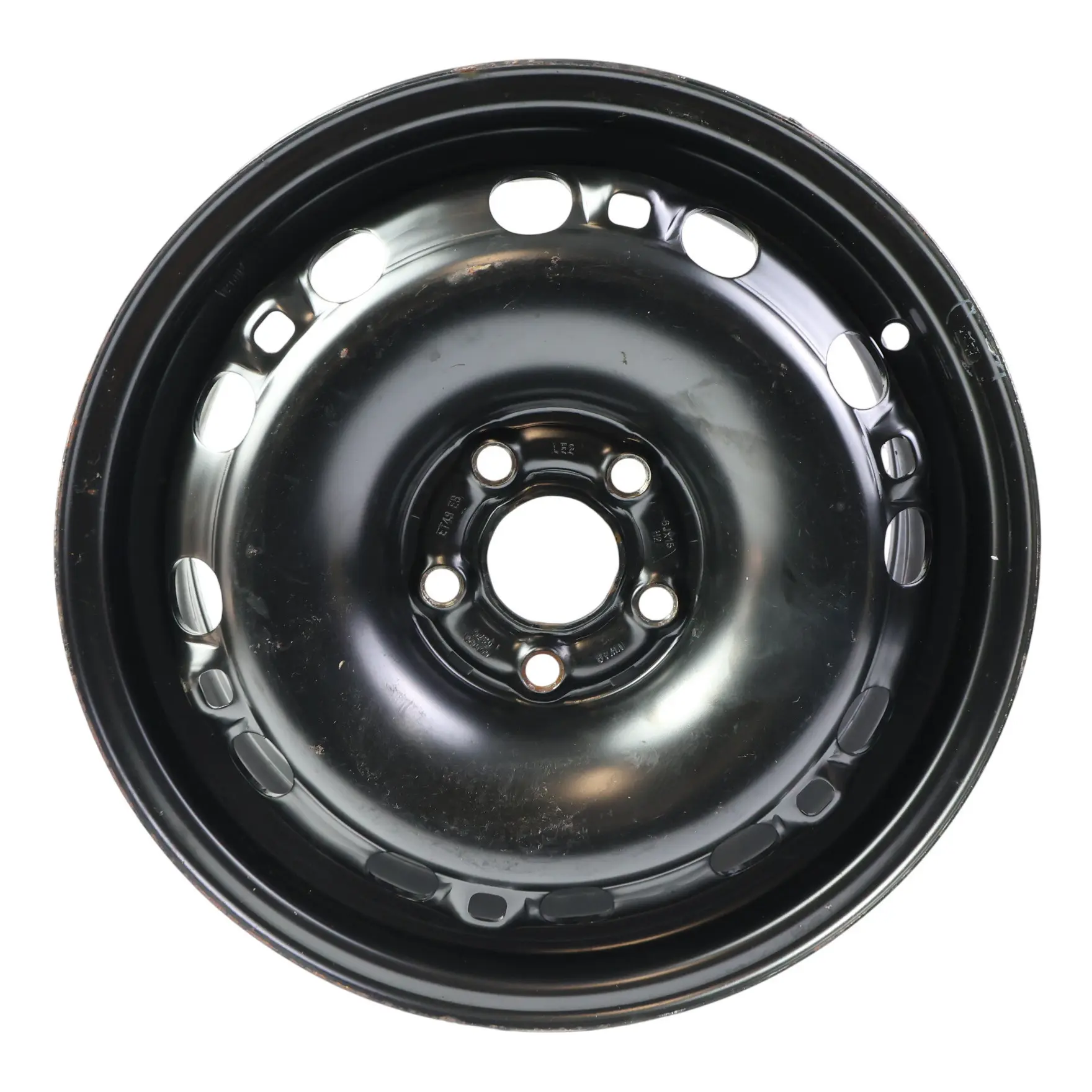 Volkswagen Polo Mk4 Spare Wheel Steel Rim 15" 6J ET:43 6Q0601027Q