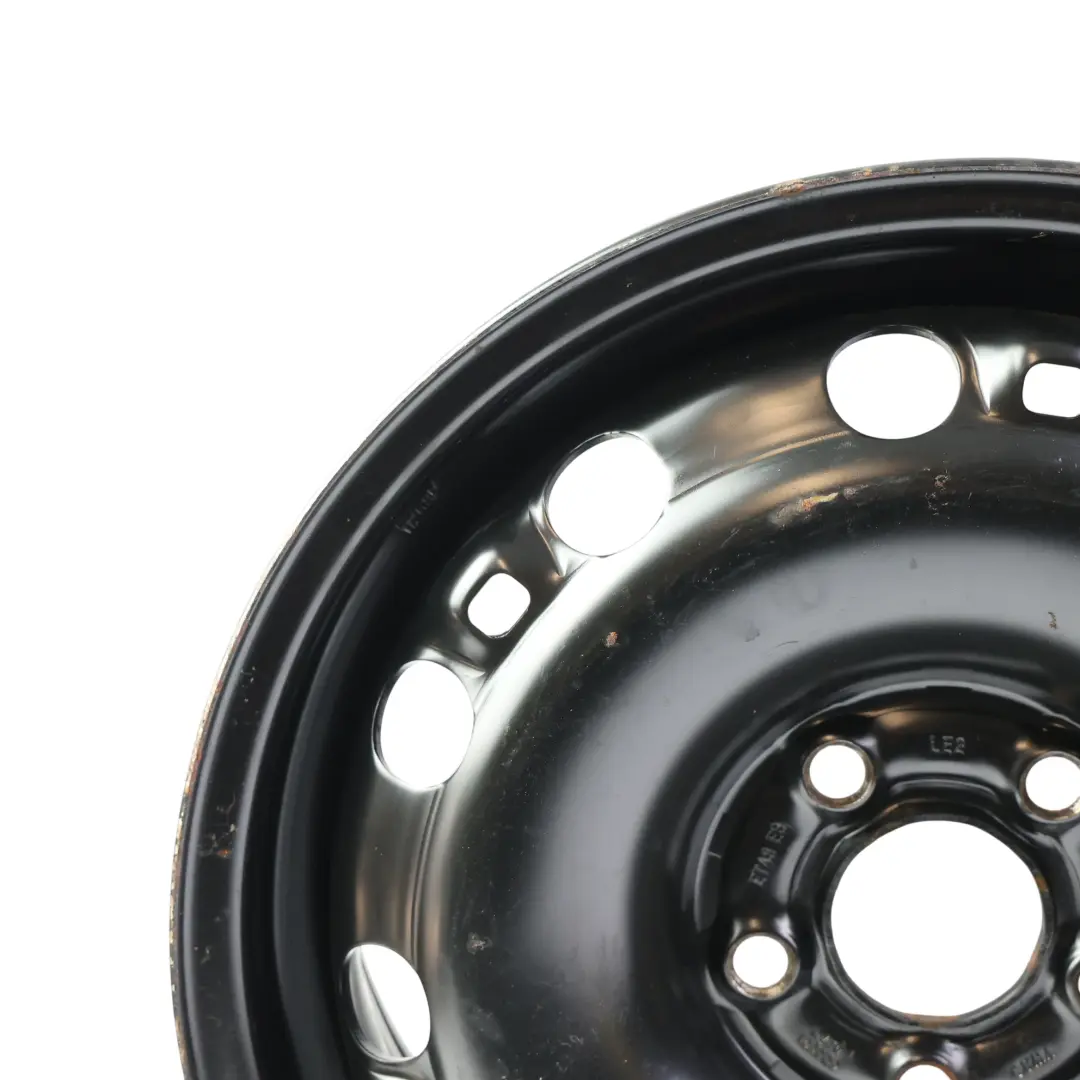 Volkswagen Polo Mk4 Spare Wheel Steel Rim 15" 6J ET:43 - SKU 6Q0601027Q - Part number 6Q0601027Q
