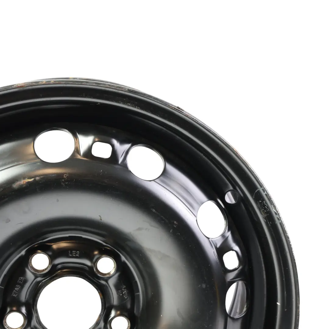 Volkswagen Polo Mk4 Felga Stalowa Koła Zapasowego 15" 6J ET:43 - SKU 6Q0601027Q - Numer Części 6Q0601027Q