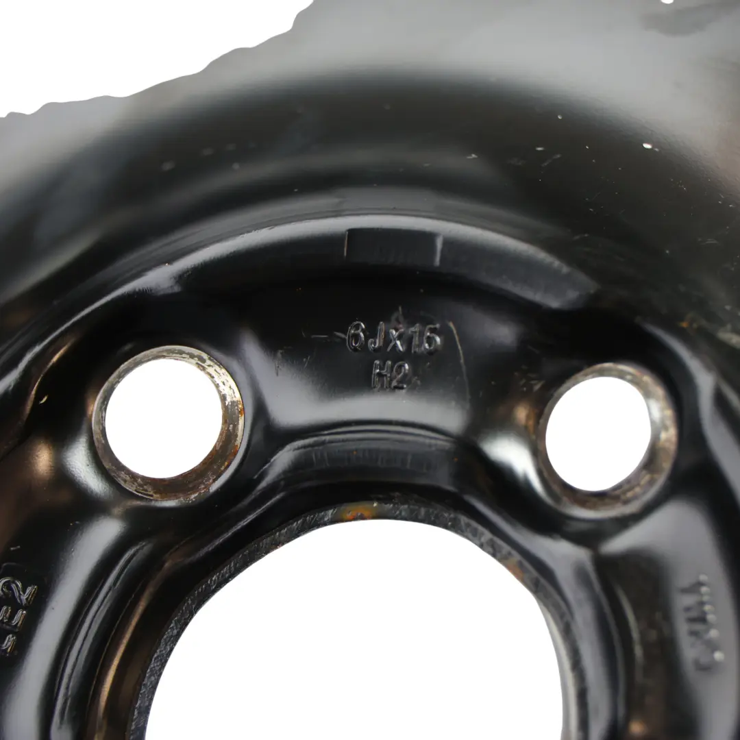 Volkswagen Polo Mk4 Spare Wheel Steel Rim 15" 6J ET:43 - SKU 6Q0601027Q - Part number 6Q0601027Q