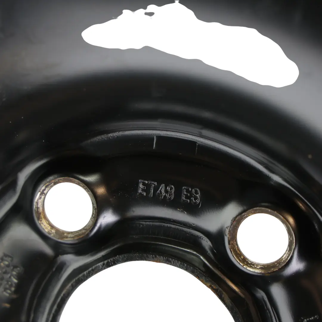 Volkswagen Polo Mk4 Spare Wheel Steel Rim 15" 6J ET:43 - SKU 6Q0601027Q - Part number 6Q0601027Q