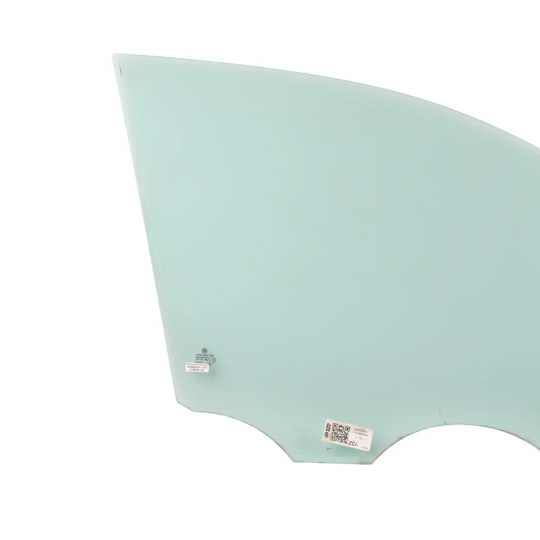 Volkswagen Polo 9N Front Door Window Glass Glazing Left N/S AS2 Green - SKU 6Q4845201C - Part number 6Q4845201C