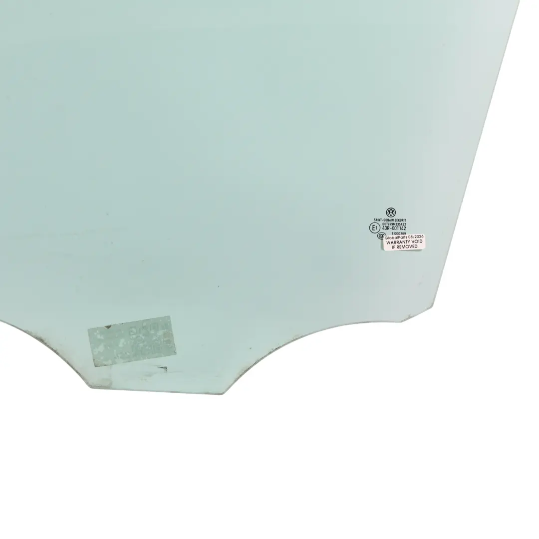 Volkswagen Polo 9N Front Door Window Glass Glazing Left N/S AS2 Green - SKU 6Q4845201C - Part number 6Q4845201C