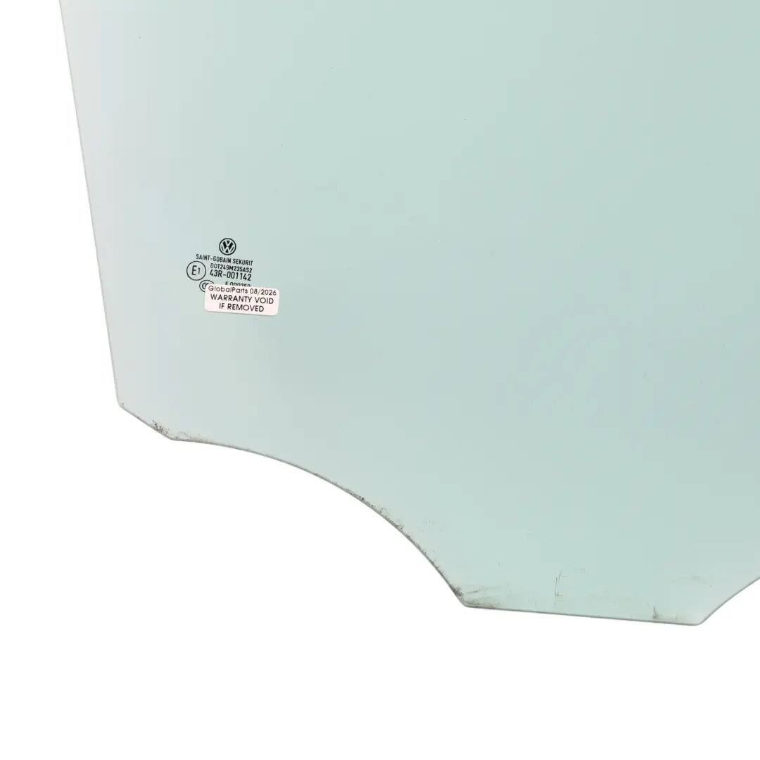 VW Polo 9N Front Door Window Glass Glazing Right O/S AS2 Green - SKU 6Q4845202C - Part number 6Q4845202C