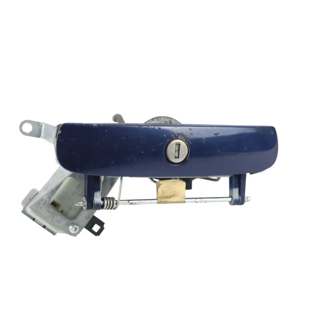 Volkswagen Polo 9N Boot Trun Lid Tailgate Handle Shadow Blue D5Q - SKU 6Q6827565G-SHBL - Part number 6Q6827565G