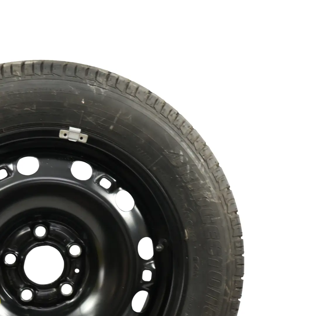 VW Volkswagen Polo Mk5 6R Spare Wheel Wheel Steel R15 Tyre 185/60 - SKU 6R0601027E-1 - Part number 6R0601027E