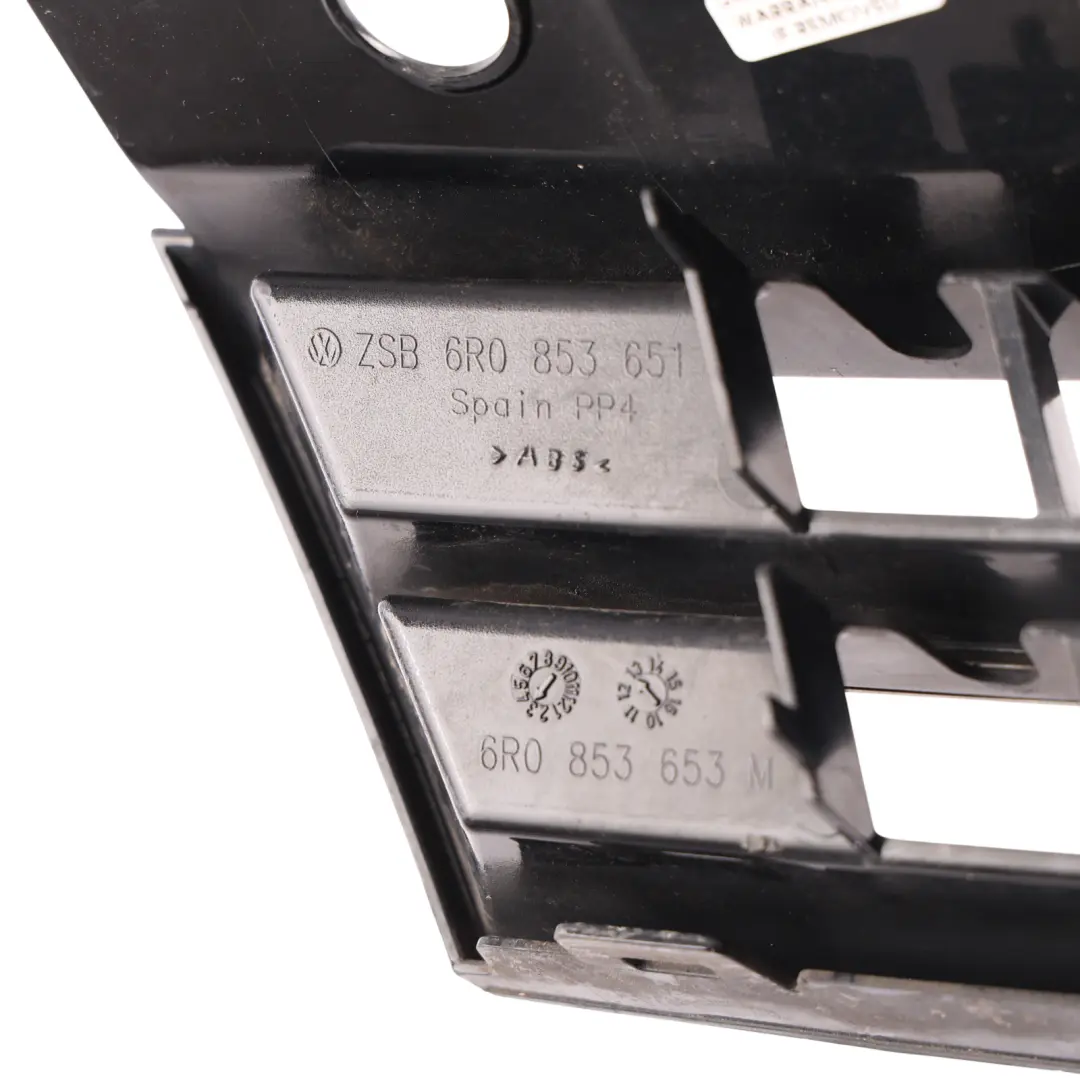 Volkswagen Polo 6R Front Bumper Centre Grille Emblem Logo - SKU 6R0853651T - Part number 6R0853651T
