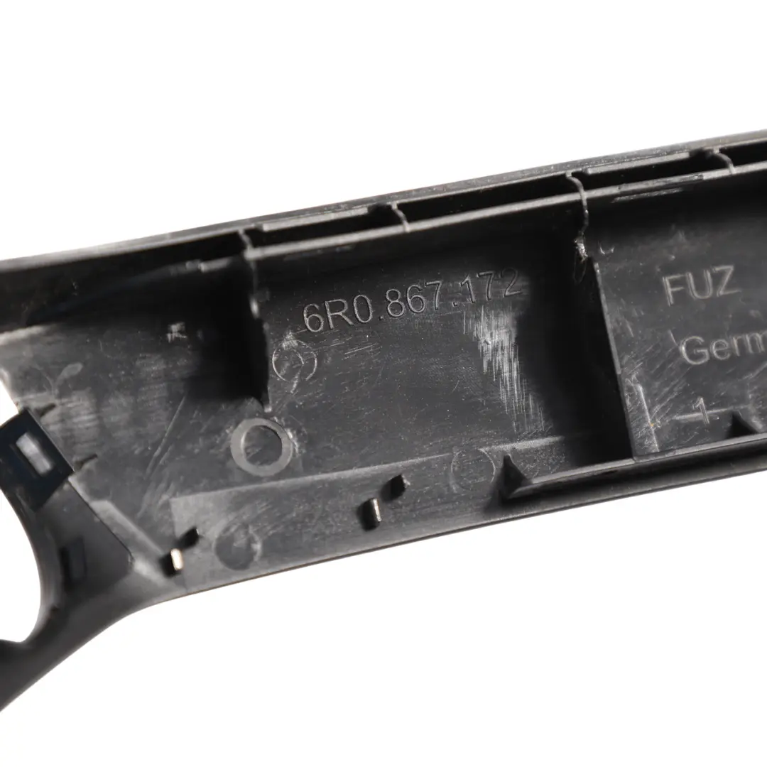 Volkswagen Polo Mk5 Door Pull Handle Cover Trim Front Right O/S - SKU 6R0867172E - Part number 6R0867172E