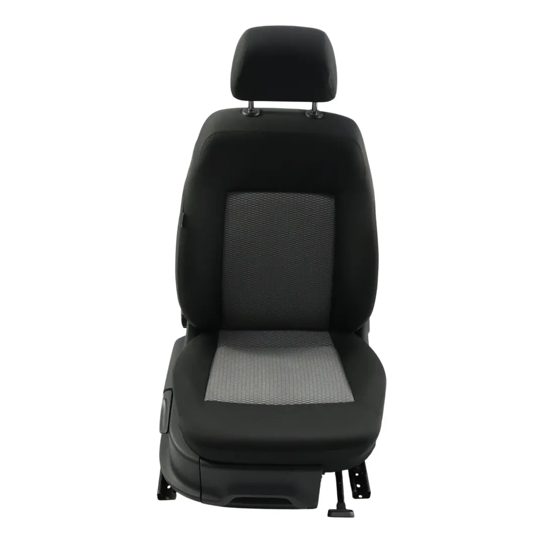 Volkswagen Polo 6R Asiento Delantero Derecho Interior Tela Gris Negro - SKU 6R0881805EH - Número de pieza 6R0881805EH