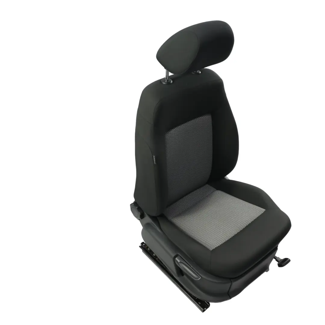 Volkswagen Polo 6R Seat Front Right O/S Interior Fabric Grey Black - SKU 6R0881805EH - Part number 6R0881805EH