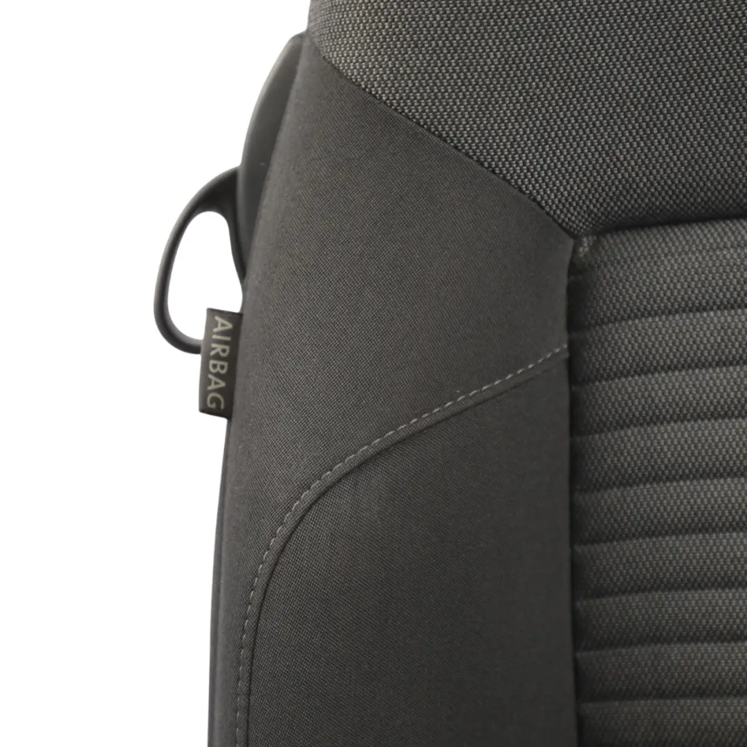 Volkswagen Polo 6R 3Dr Front Seat Right O/S Fabric Cloth Titan Black Interior - SKU 6R0881806DB-1 - Part number 6R0881806DB