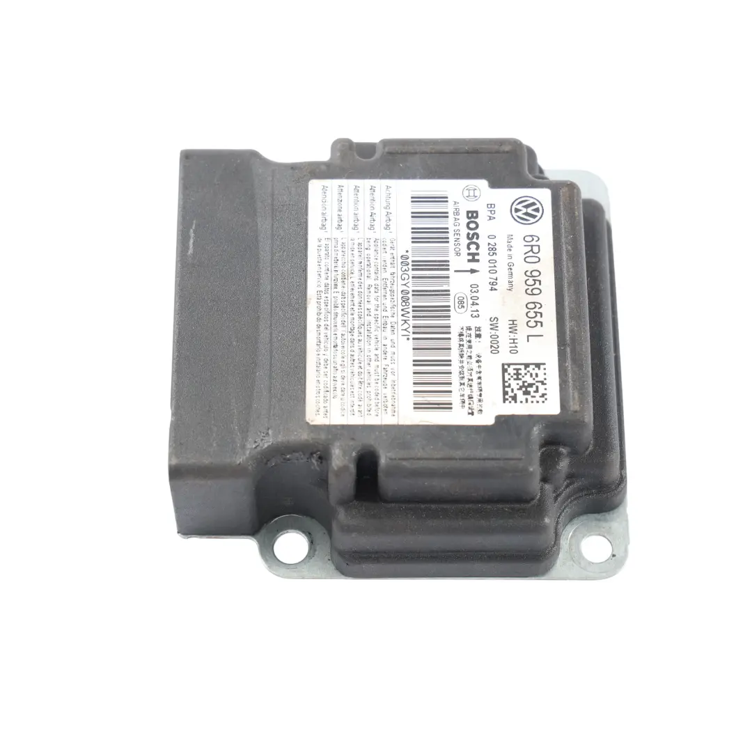 Skoda Fabia 5J VW Polo 6R Moduł Sterownika Airbag SRS - SKU 6R0959655L - Numer Części 6R0959655L